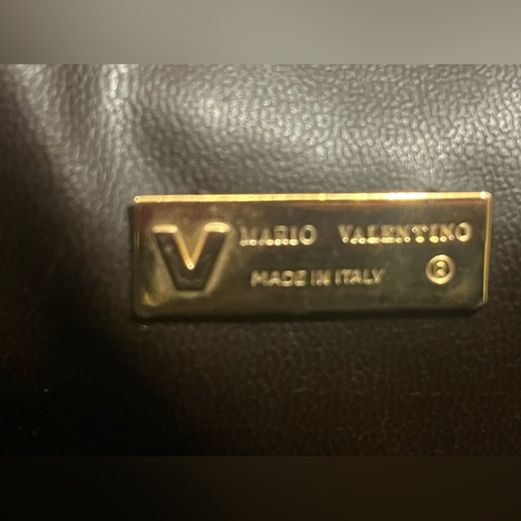 Mario Valentino Vintage Monogrammed Leather Clutch/Toiletry Bag🔥EUC! - Picture 4 of 10